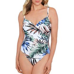 Womens Tropicali Surplice One Piece Swimsuit