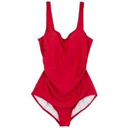 Womens Solid Piece Swimsuit