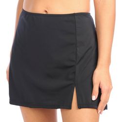A Shore Fit Womens 14'' Slit Swim Skirt