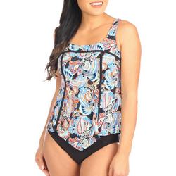 Womens Paisely Tankini Top