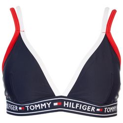 Tommy Hilfiger Womens Triangle Logo Bikini Top