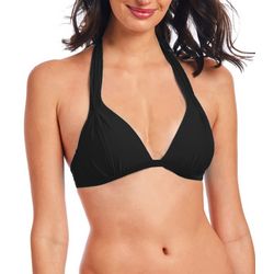 Rachel Roy Womens Solid Bikini Top