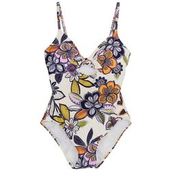 Urban Sea Womens Floral One Piece Swimsuit