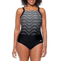 Womens Poolside High Neck One Piece Swimsuit