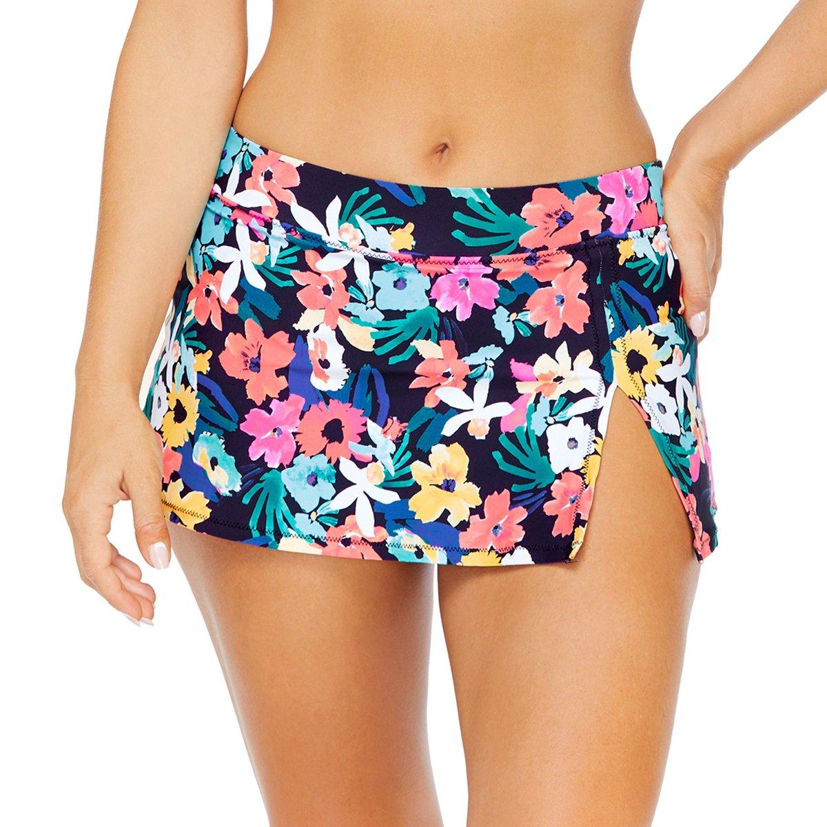 Leilani Womens Waikiki Garden Lux Skirtini Swim Skirt
