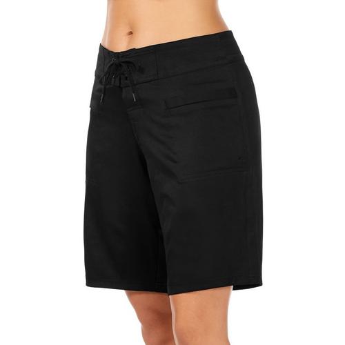 Leilani Womens Solid 10 in. Microfiber Surf City