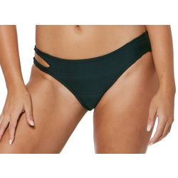 Jessica Simpson Womens Solid Keyhole Hipster Swim Bottoms