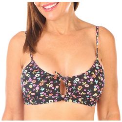 Cyn & Luca Juniors Alice Floral Tie Front Keyhole Swim Top