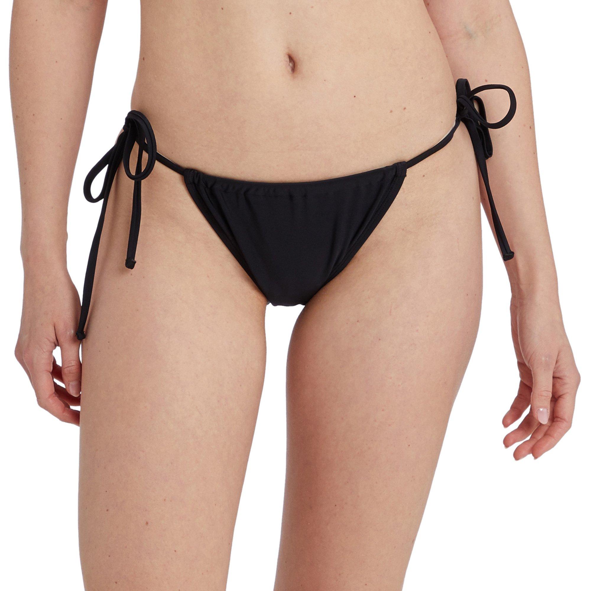 Layla String Bikini Bottom - Black