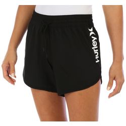 Hurley Womens Solid Zip Pocket Swim Short