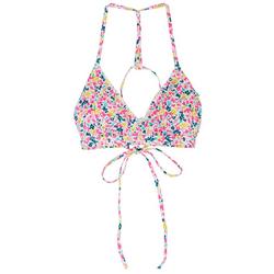 Juniors Confetti Adjustable Bikini Swim Top