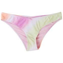 Wallflower Juniors Tie Dye Cheeky Bikini Swim Bottom