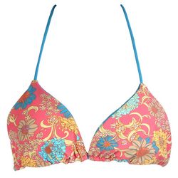 Juniors Delores Tile Venice Reversible Bikini Top