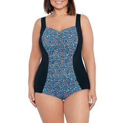 Plus Tile Play One Piece Swimsuit