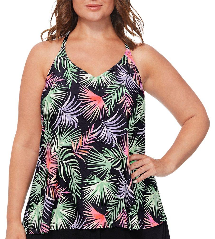 FULLFITALL Women's Plus Size Tankini Bandeau Swimsuit Two Piece Bathing  Suit Tummy Control Swimwear with Shorts, Tk536-005, 24 Plus : :  Clothing, Shoes & Accessories