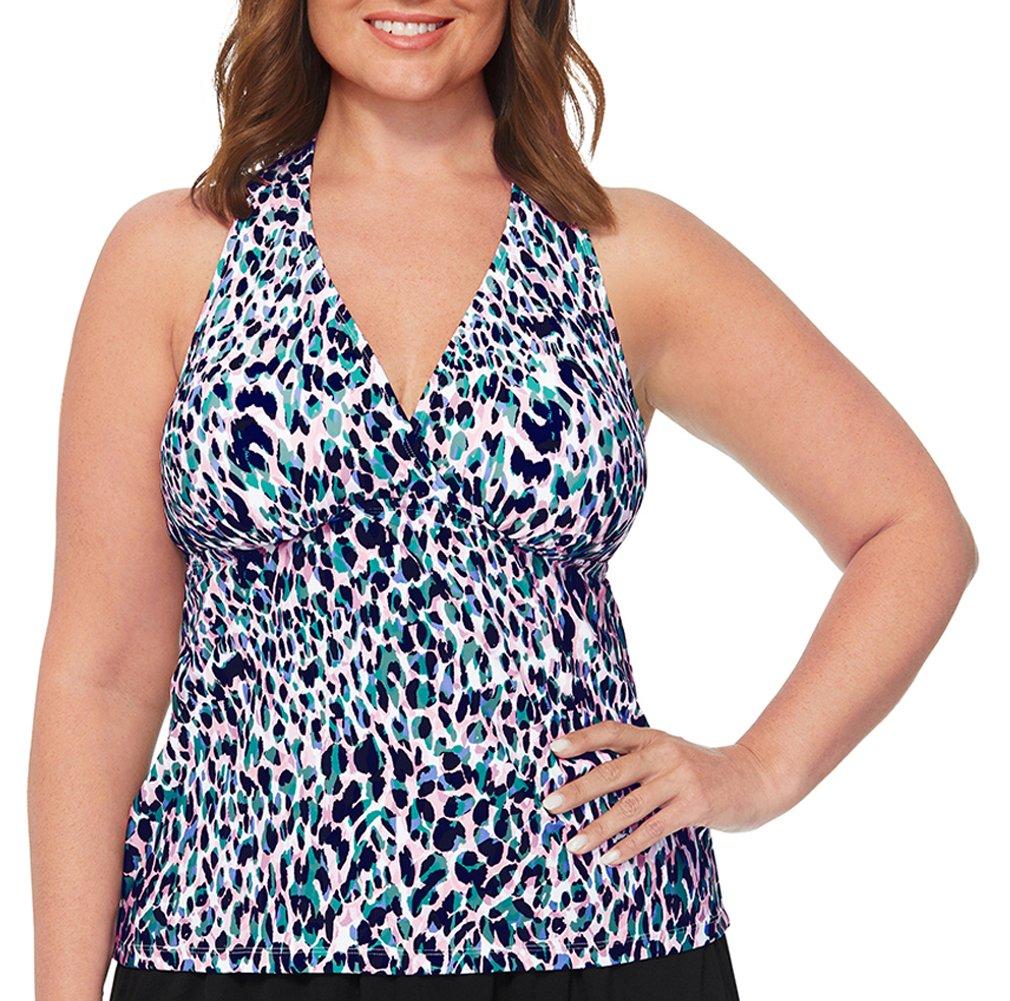 Plus Free Spirited H-Back Underwire Tankini