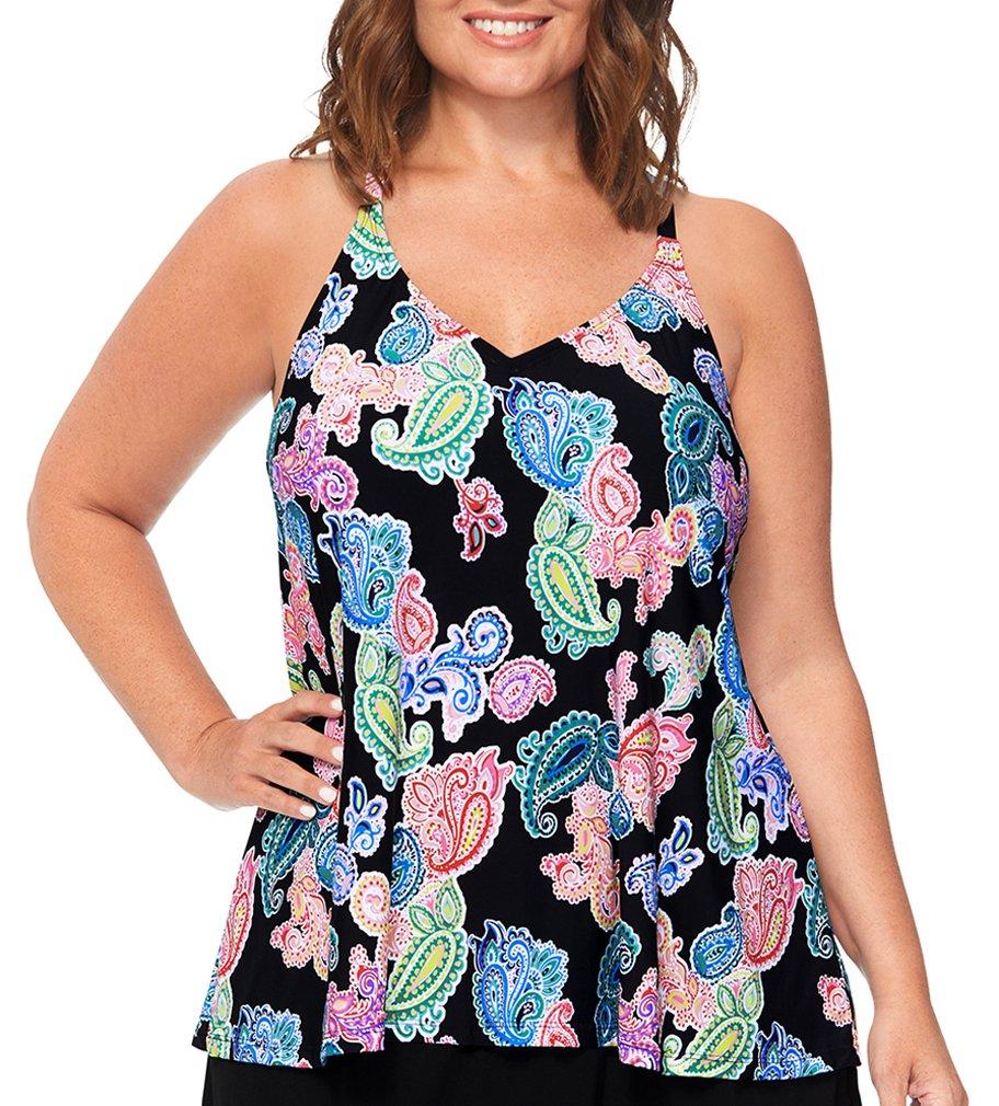 Plus size swim shirts