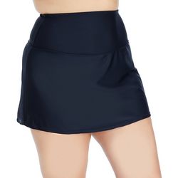 Leilani Plus Tummy Control Solid Swim Skirt