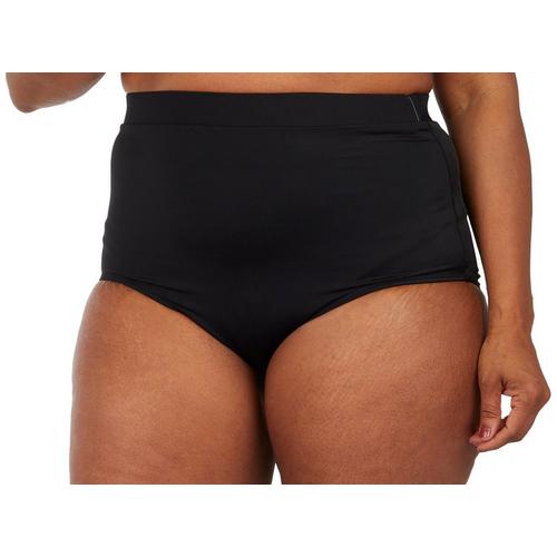A Shore Fit Plus Solid High Waist Brief