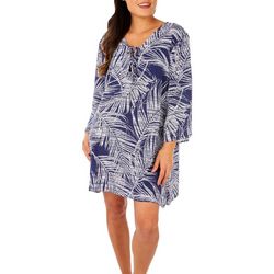 Pacific Beach Plus Mallorca Lace Up Front Coverup