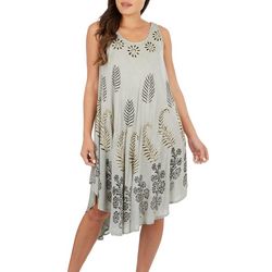 In Gear Womens Floral Sleeveless Coverup