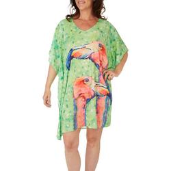 Womens Todd Almighty Chiffon Poncho Coverup