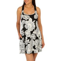 Womens Floral Sleeveless Coverup