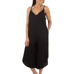 Pacific Beach Womens Solid Jumper Cover Up