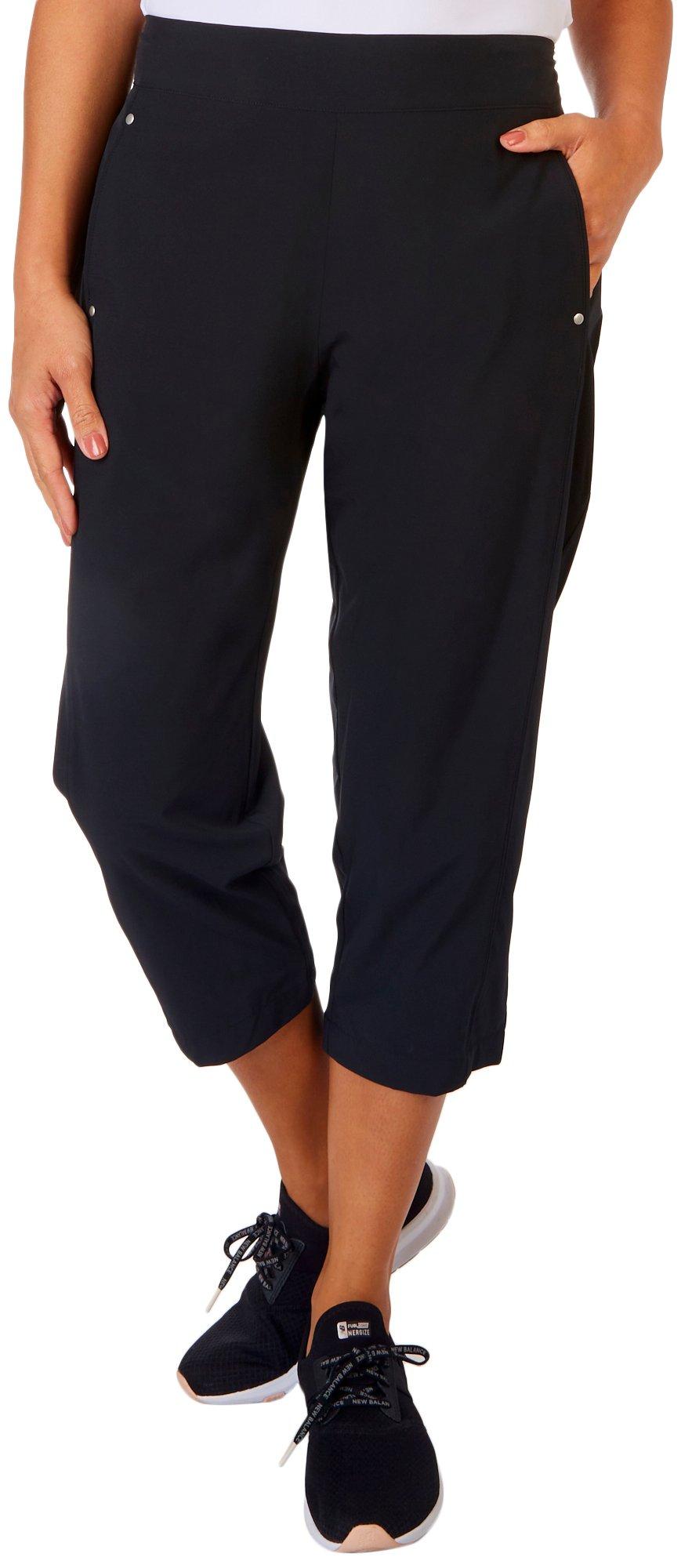 Coral Bay Womens 21 in. Solid French Terry Capris | Bealls Florida