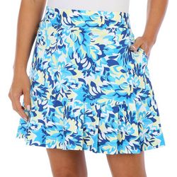 COURT HALEY Womens 18 in. Lush Floral Skorts