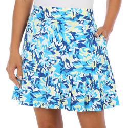 Womens 18 in. Lush Floral Skorts