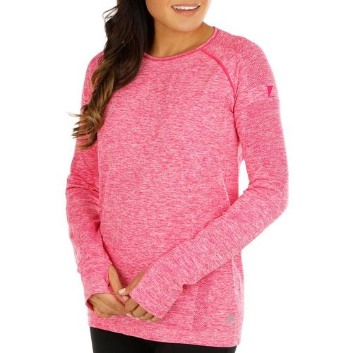 Bette and Court Womens Long Sleeve Athletic Top