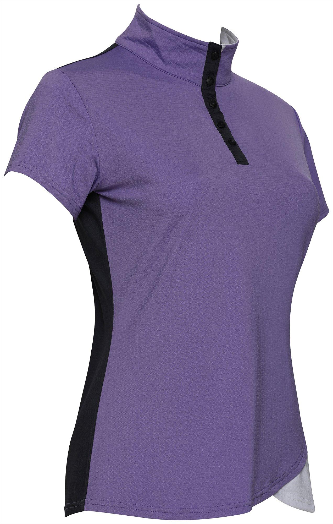 mock neck golf shirts short sleeve