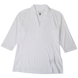 Pebble Beach Womens Premier 3/4 Sleeve Polo Shirt