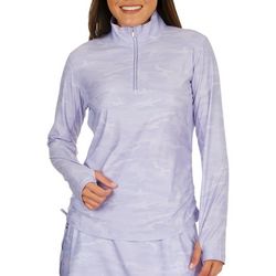 Kate Lord Womens Long Sleeve Quarter Zip Pullover