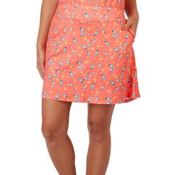 Coral Bay Womens 18 in. Cocktails Pleated Skort