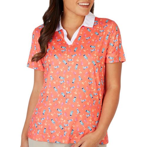 Coral Bay Golf Women Cocktails Short Sleeve Polo