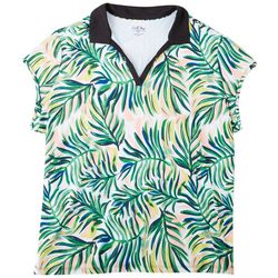 Coral Bay Golf Plus Multi Foliage Polo Shirt