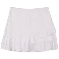 Coral Bay Golf Womens 18 in. Solid Layered Skort