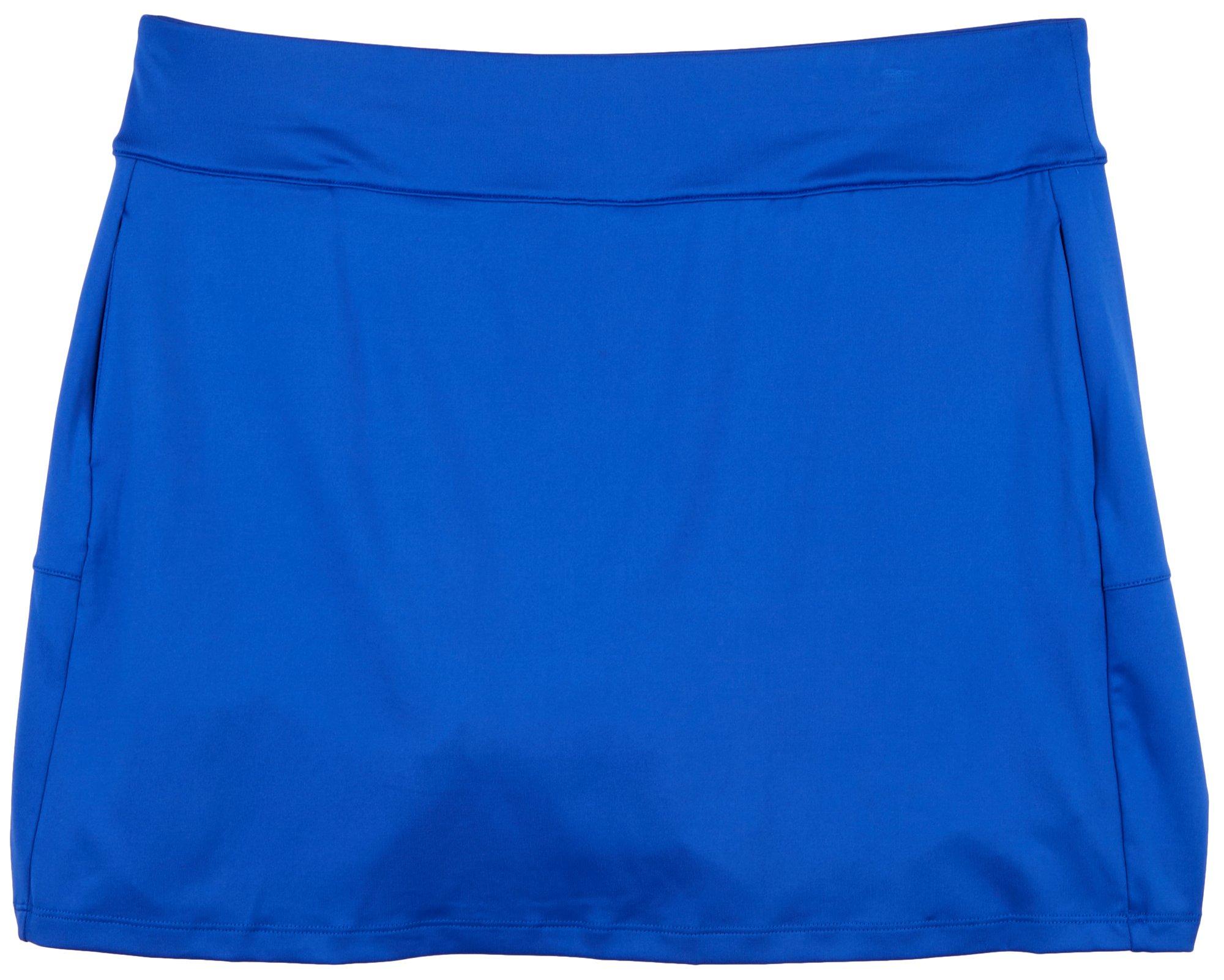 Coral Bay Golf Womens 18 in. Solid Pleat Back Skort