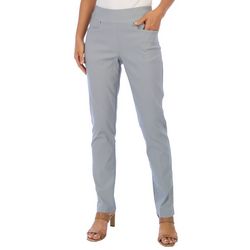 PGA TOUR Womens Solid Color Pull On Pants