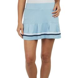 Court Haley Womens 13 in. Solid Pleated Skort