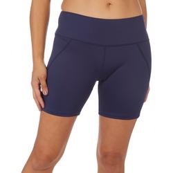 Womens 6 in. Solid Unlined Bike Shorts