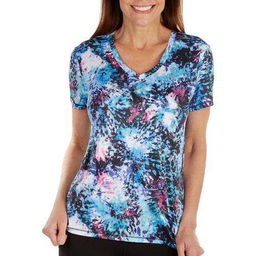 RB3 Active Womens Graphic V-Neck Short Sleeve Tee