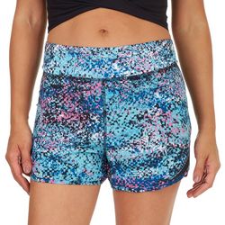 RB3 Active Womens 3 in. Woven Mesh Panel Running Shorts