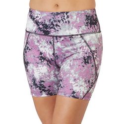 RB3 Active Womens 6 in. Marble Print Bike Shorts
