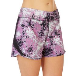 RB3 Active Womens 3 in. Mesh Panel Marble Running Shorts