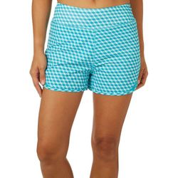 RB3 Active Womens 3 in. Print Woven Lined Running Shorts