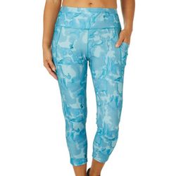 RB3 Active Womens 23 in. Marble Pocket Capri