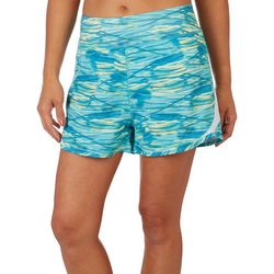 Womens 3 in. Ceramic Wave Woven Lined Running Shorts